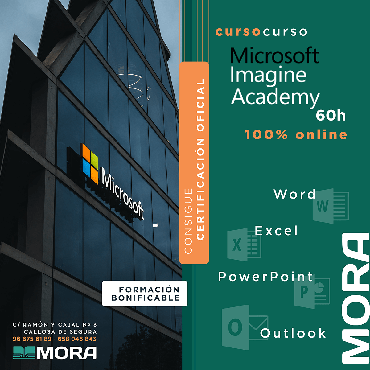 Formación Online de OFFICE con certificado de Microsoft